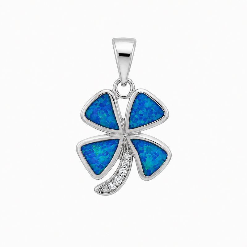 Opal Clover Pendant ***RETIRED DESIGN*** Opal Clover Pendant ***RETIRED DESIGN***