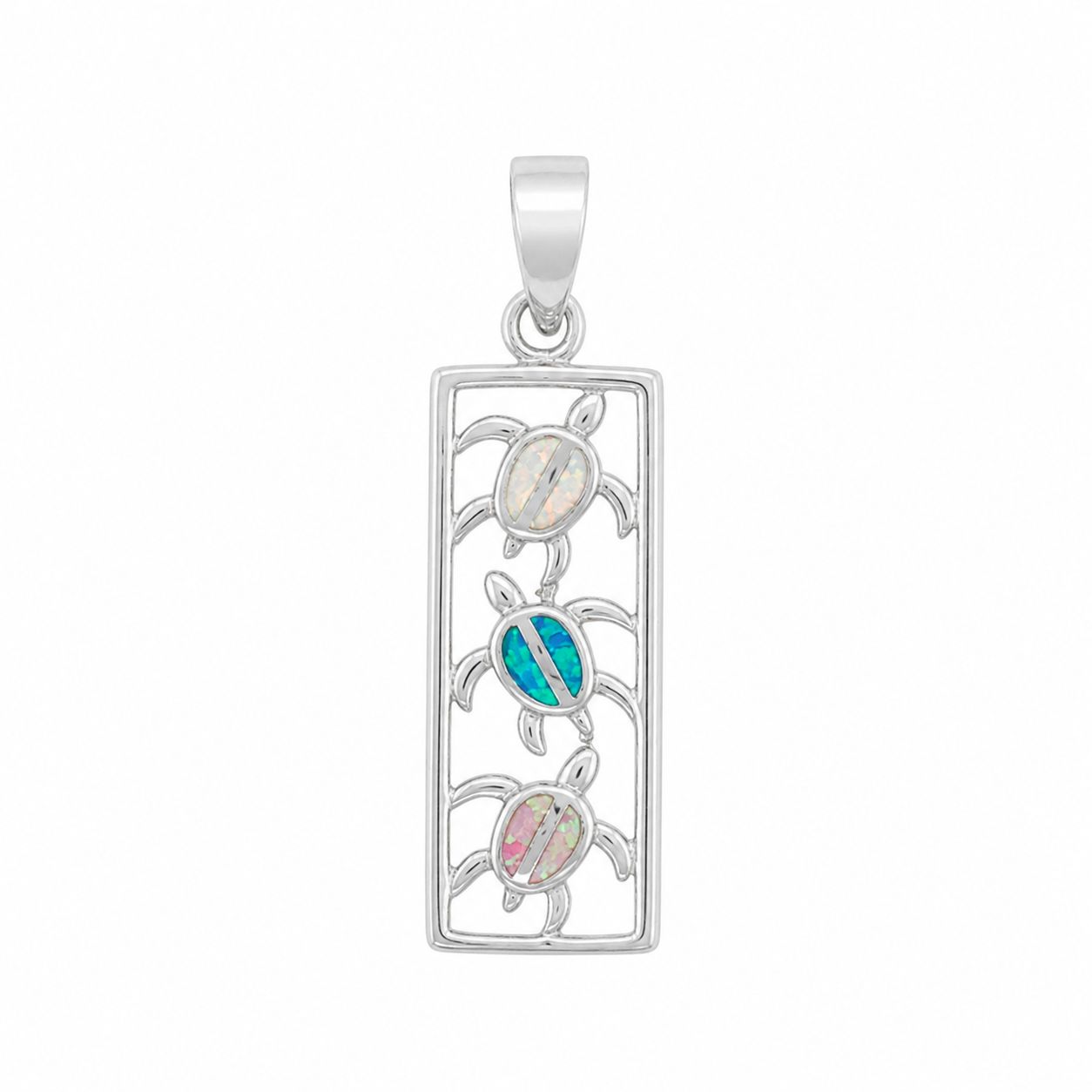 Opal Turtle Pendant