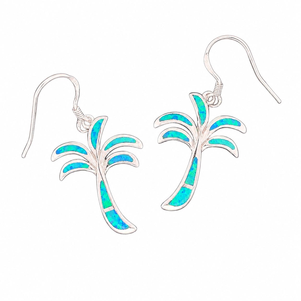 Opal Palm Tree Earrings Opal Palm Tree Earrings