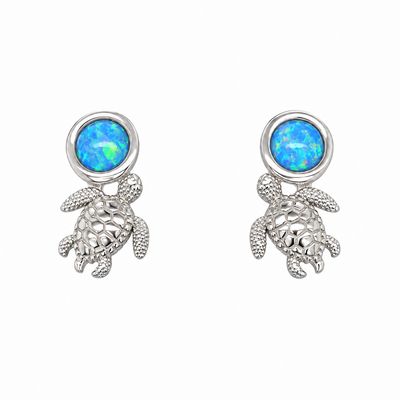Opal Turtle Earrings Opal Turtle Earrings