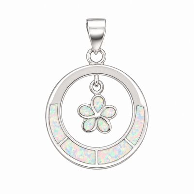 Opal Flower Pendant Opal Flower Pendant