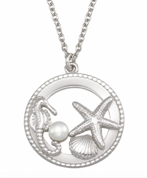 Sterling Silver Tropical Necklace