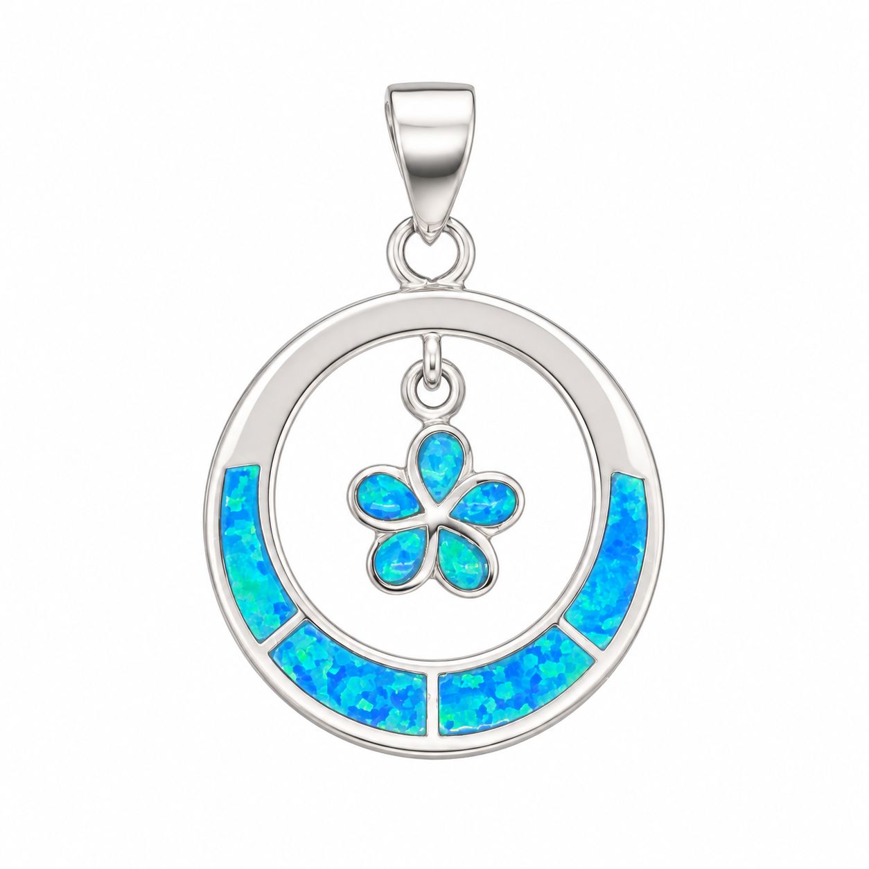 Opal Flower Pendant Opal Flower Pendant