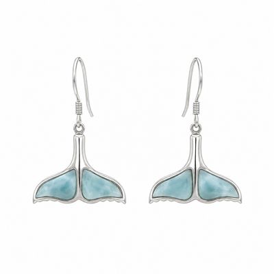 Larimar Tail Earrings