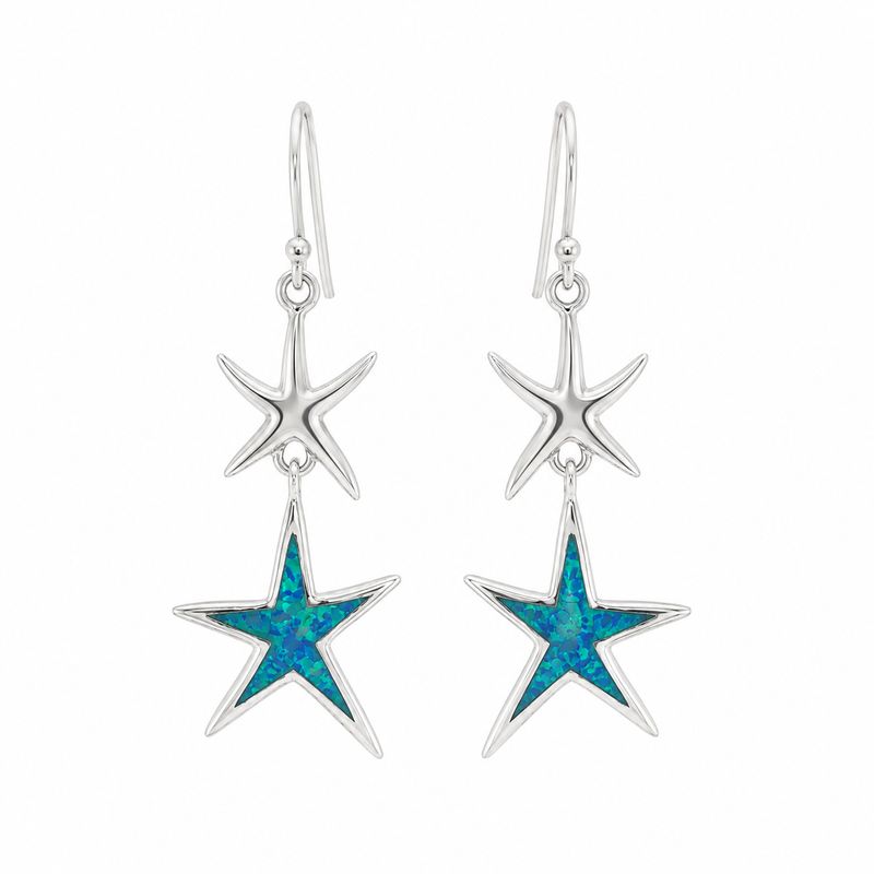 Opal Starfish Earrings ***RETIRED DESIGN*** Opal Starfish Earrings ***RETIRED DESIGN***
