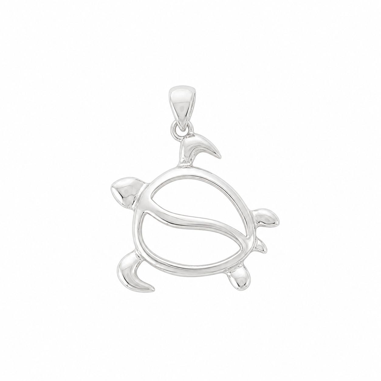 Sterling Silver Turtle Pendant