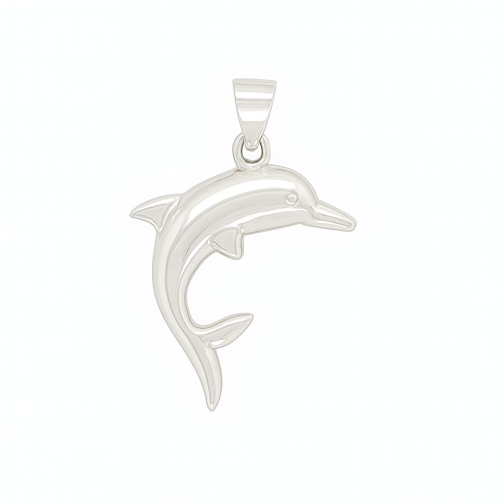 Sterling Silver Dolphin Pendant