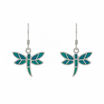 Opal Dragonfly Earrings ***RETIRED DESIGN***