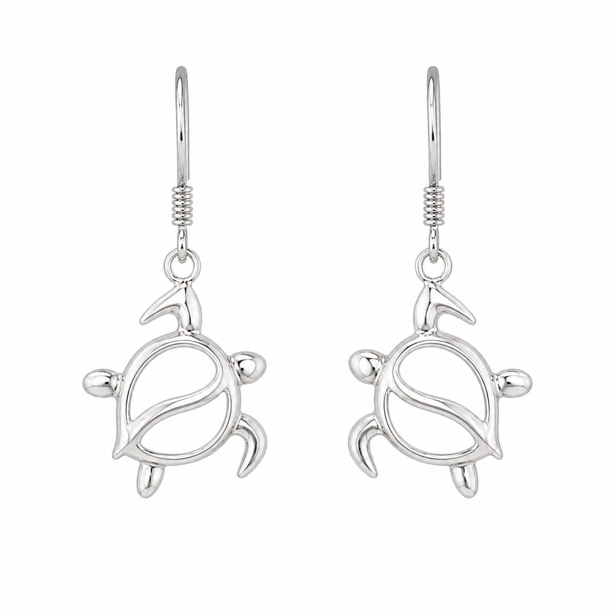 Sterling Silver Turtle Earrings Sterling Silver Turtle Earrings
