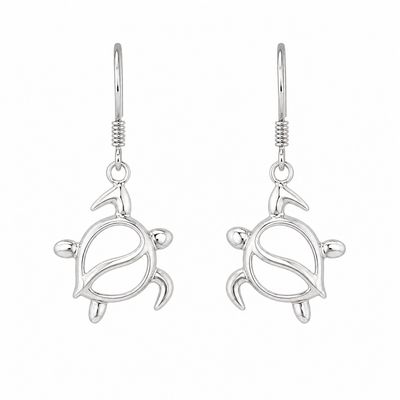 Sterling Silver Turtle Earrings Sterling Silver Turtle Earrings