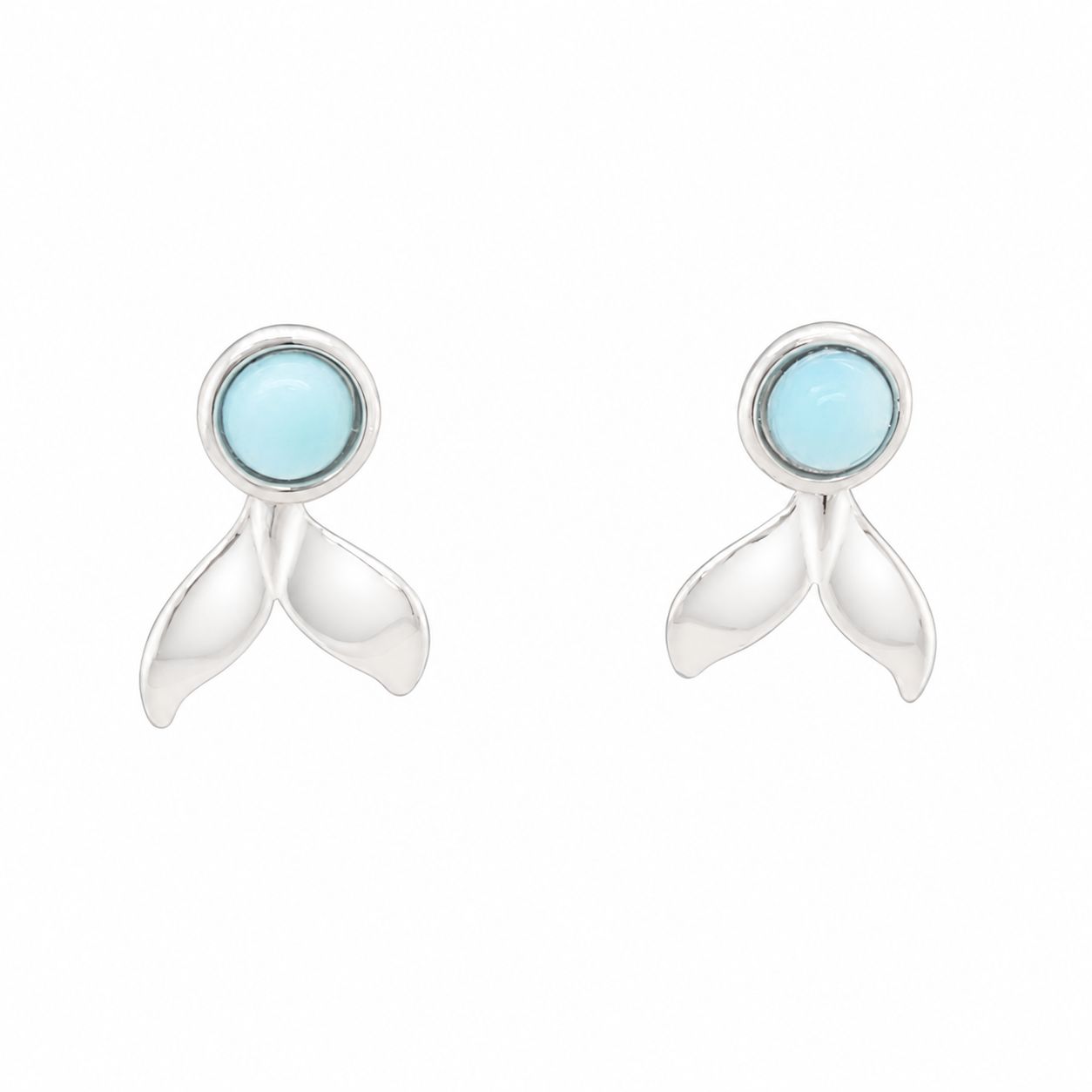 Larimar Tail Earrings Larimar Tail Earrings