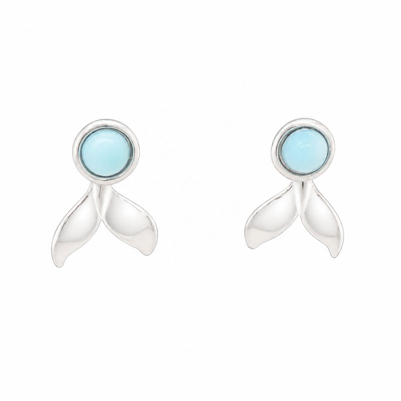 Larimar Tail Earrings