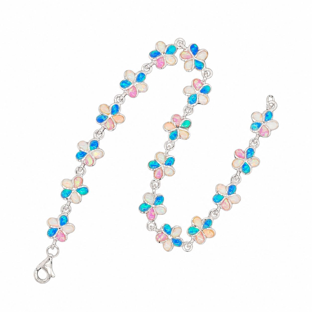 Opal Flower Bracelet Opal Flower Bracelet