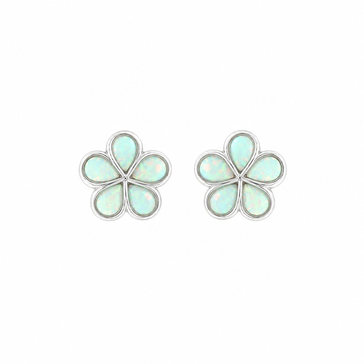 Opal Flower Earrings ***Retired Design*** Opal Flower Earrings ***Retired Design***