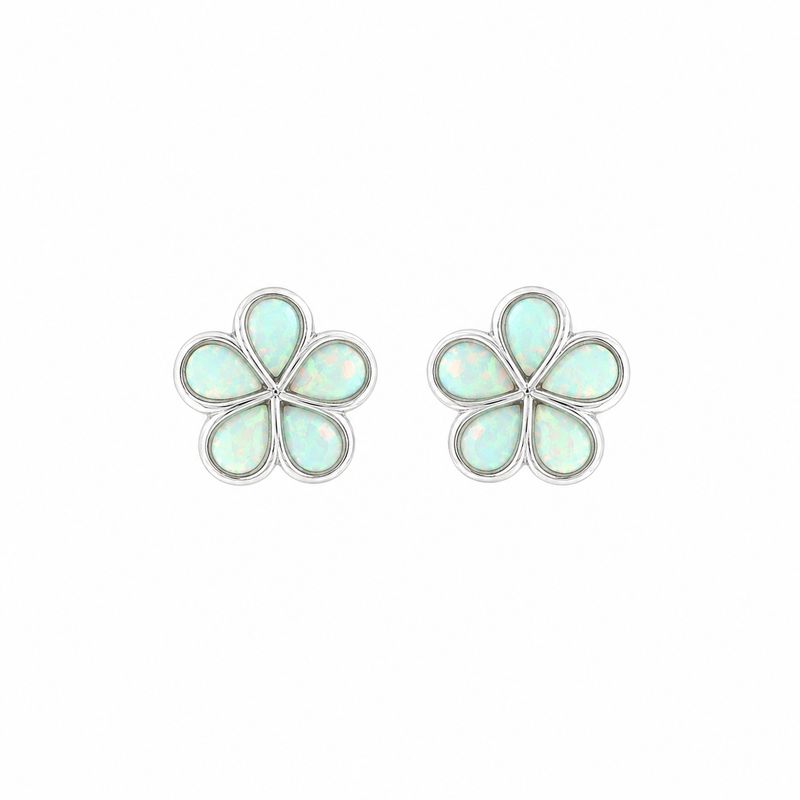 Opal Flower Earrings ***Retired Design*** Opal Flower Earrings ***Retired Design***