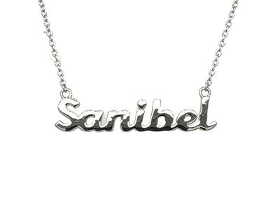 The Sanibel Script Necklace The Sanibel Script Necklace