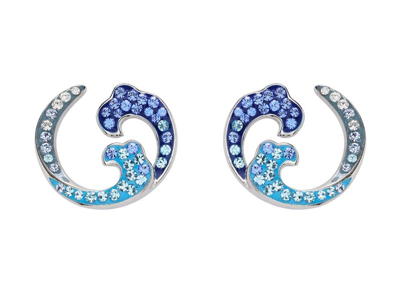 Wave Post Earrings