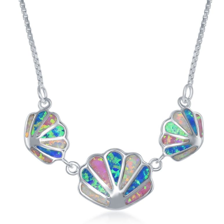 Opal Shell Necklace