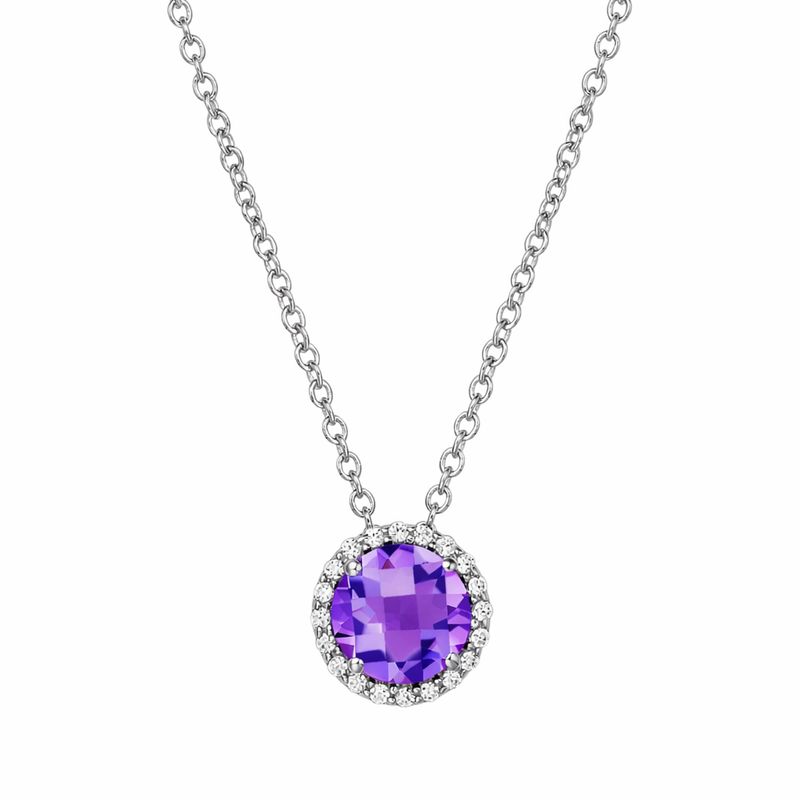 Birthstone Necklace - February Birthstone Necklace - February