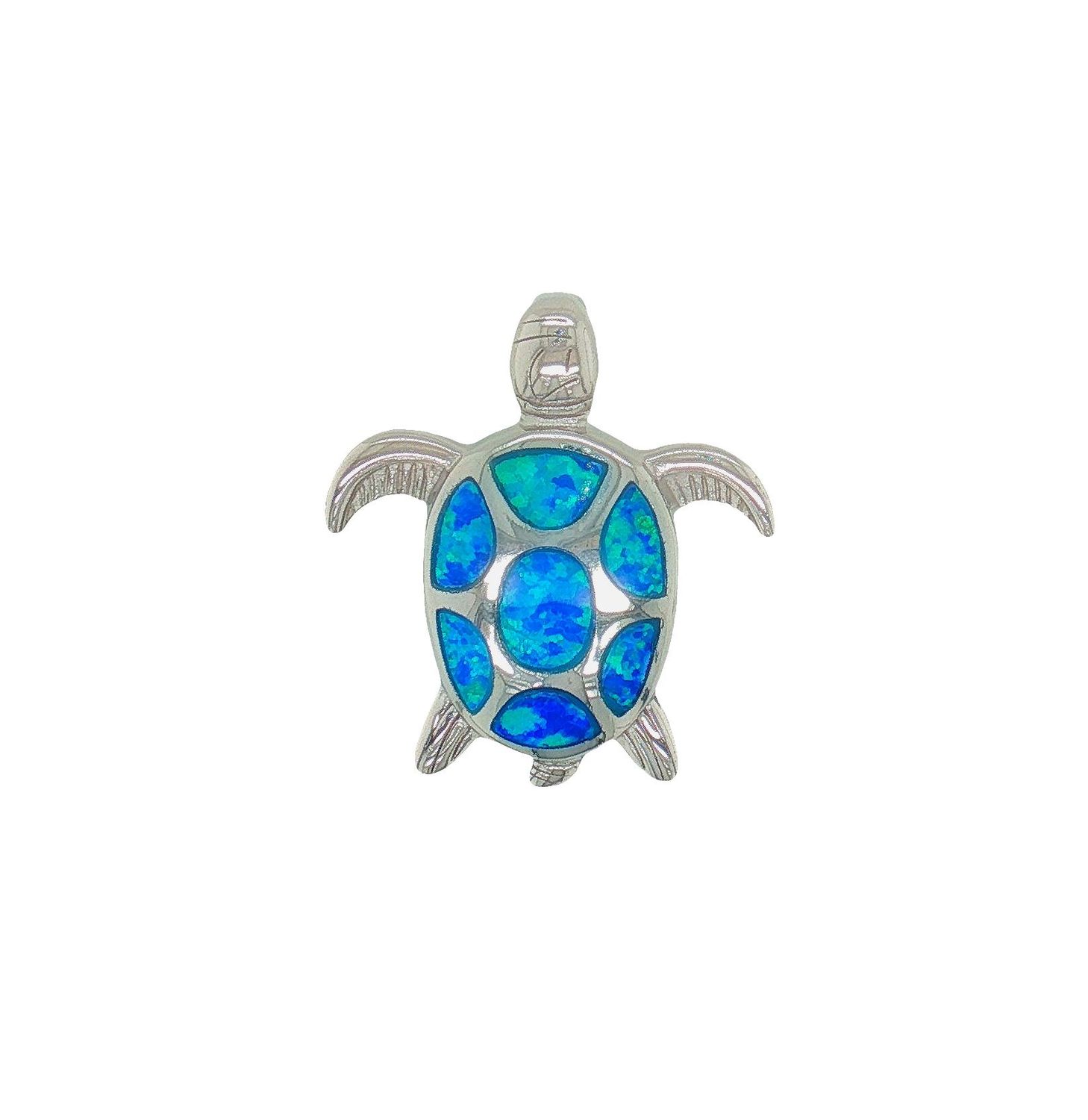 Opal Turtle Pendant