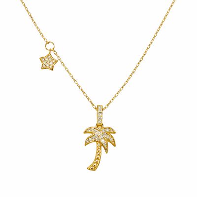 Palm Tree Necklace