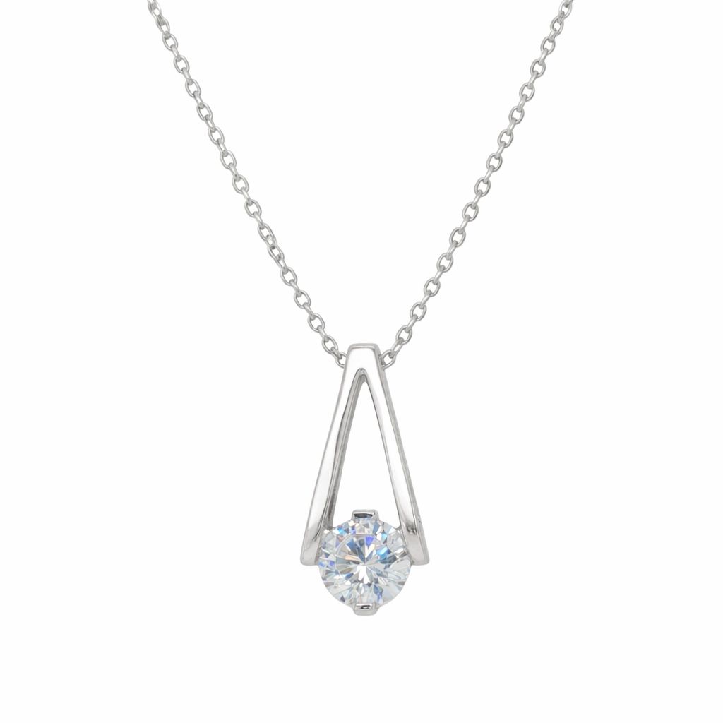 Shoreline Drop Necklace - Silver