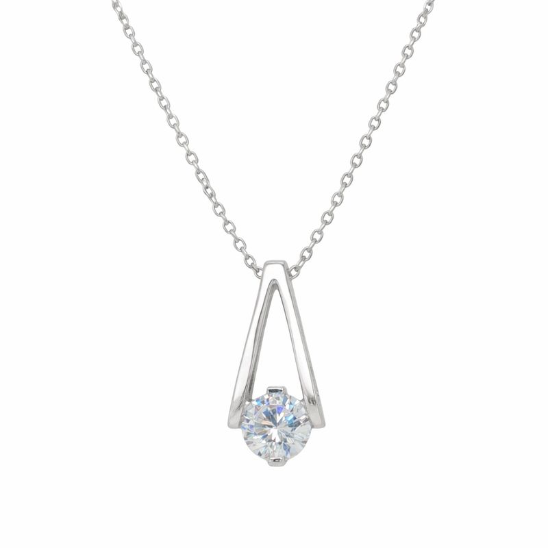 Shoreline Drop Necklace - Silver