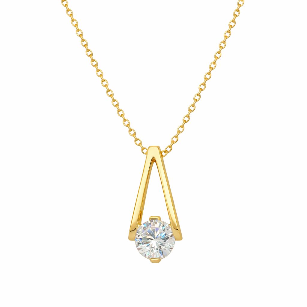 Shoreline Drop Necklace - Gold