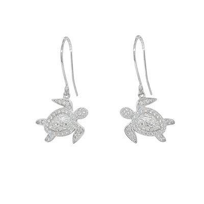 Turtle Dangle Earrings