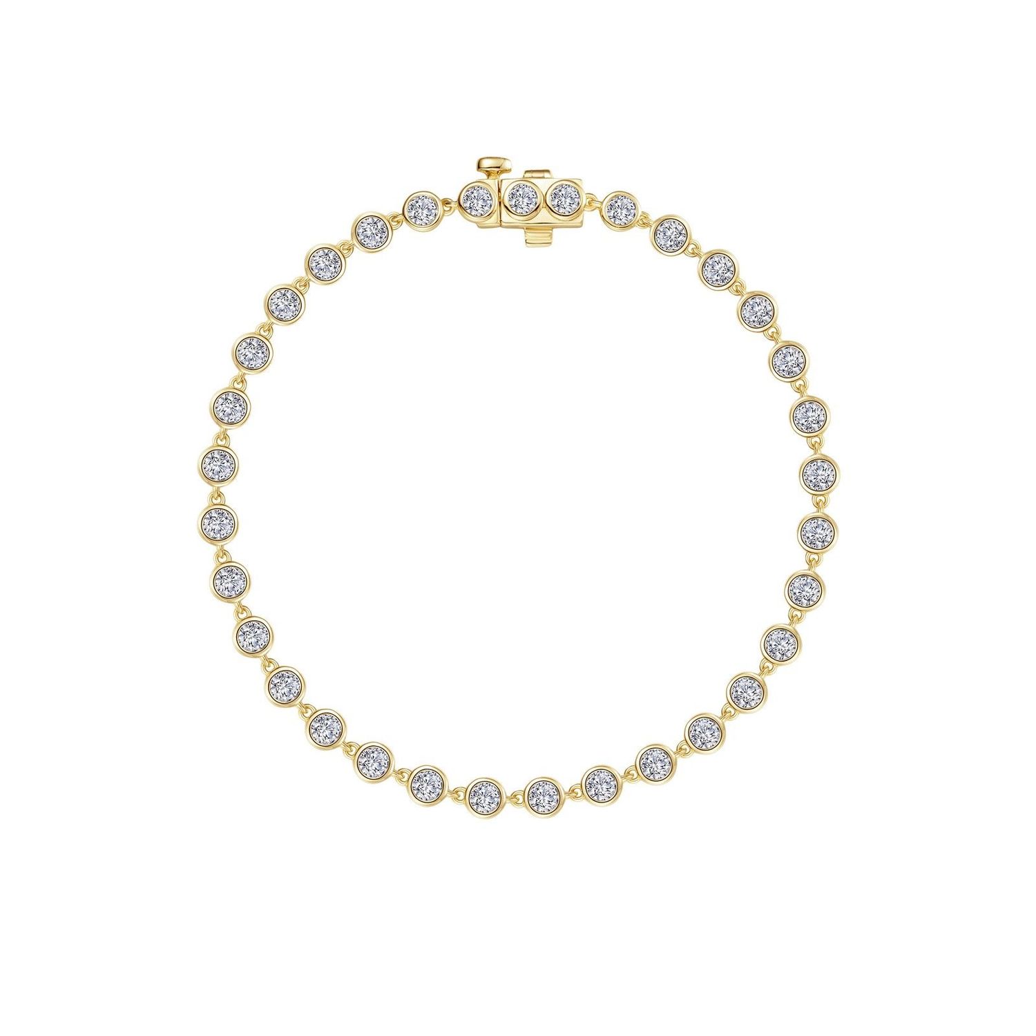 Bezel Strand Bracelet
