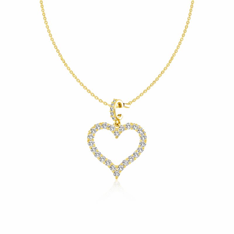 Open Heart Necklace