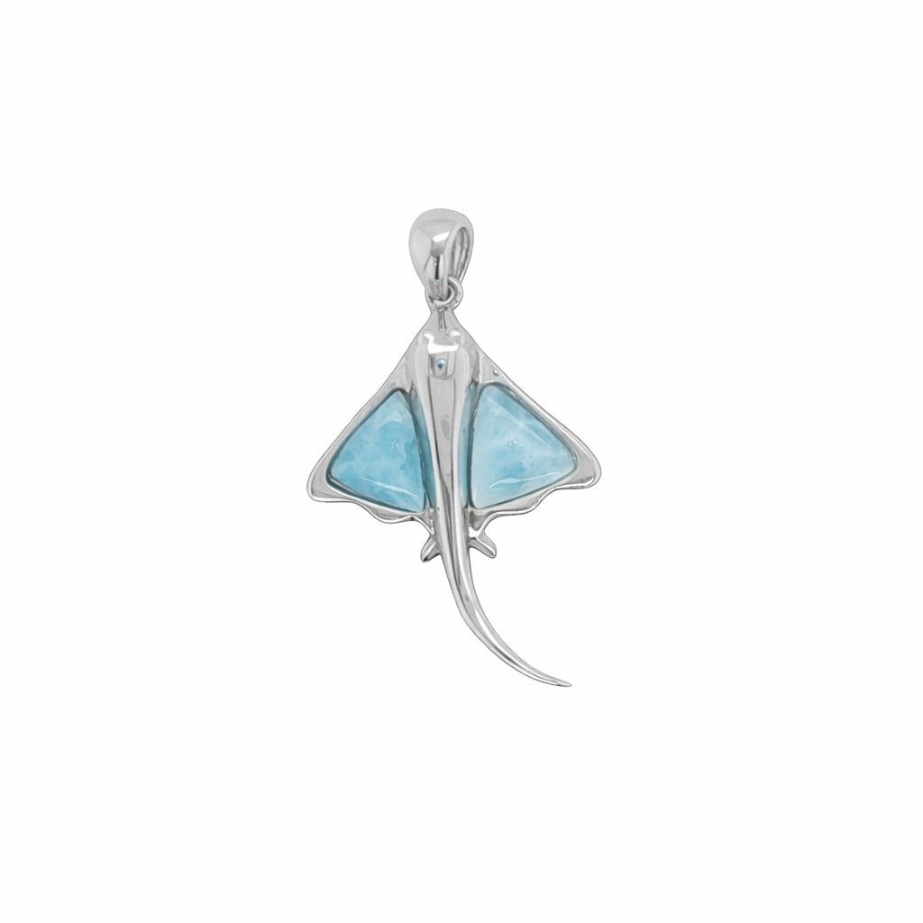 Larimar Manta Ray Pendant