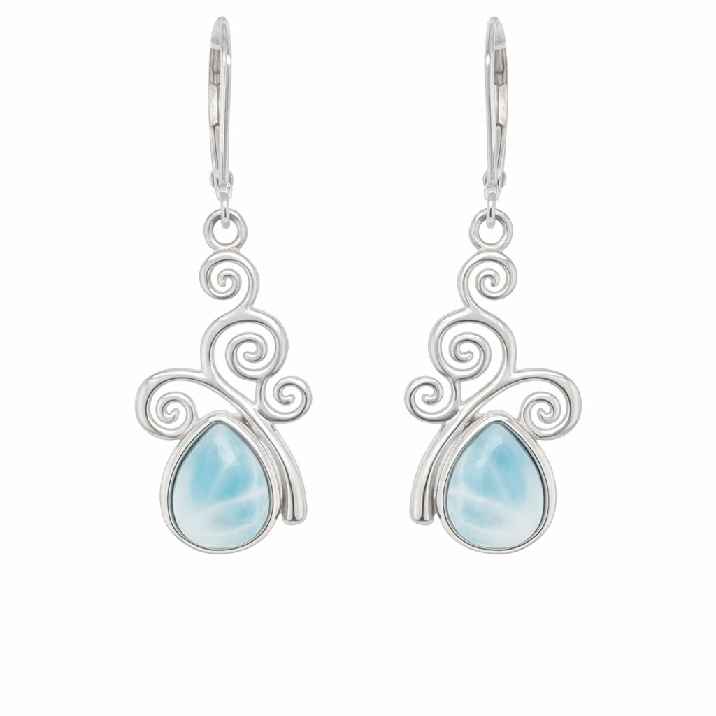 Larimar Earrings