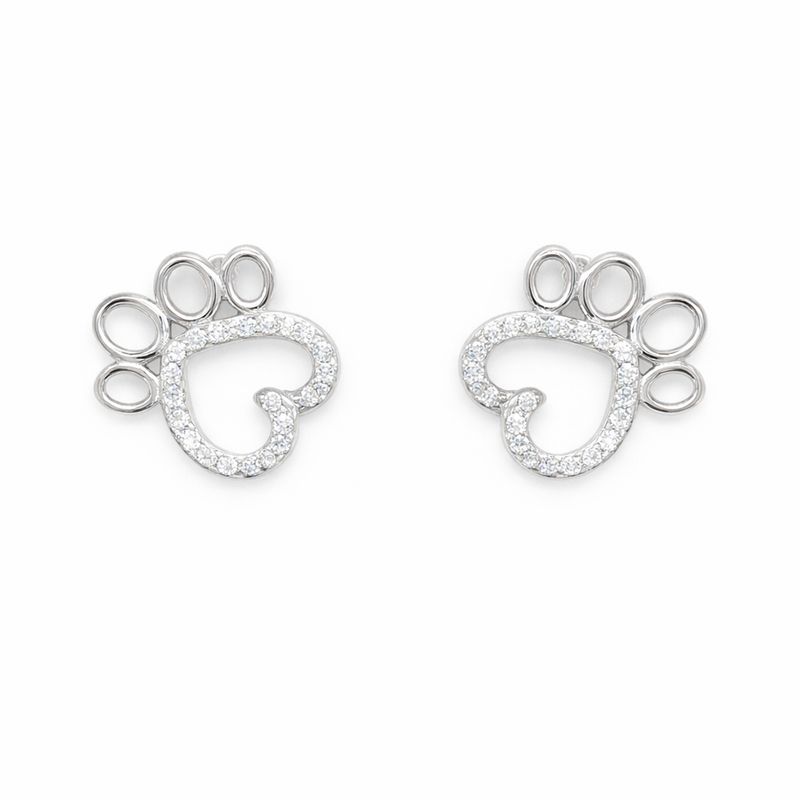 Paw Print Earrings