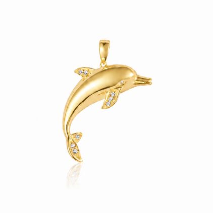 Dolphin Pendant 14kt Gold Dolphin Pendant 14kt Gold