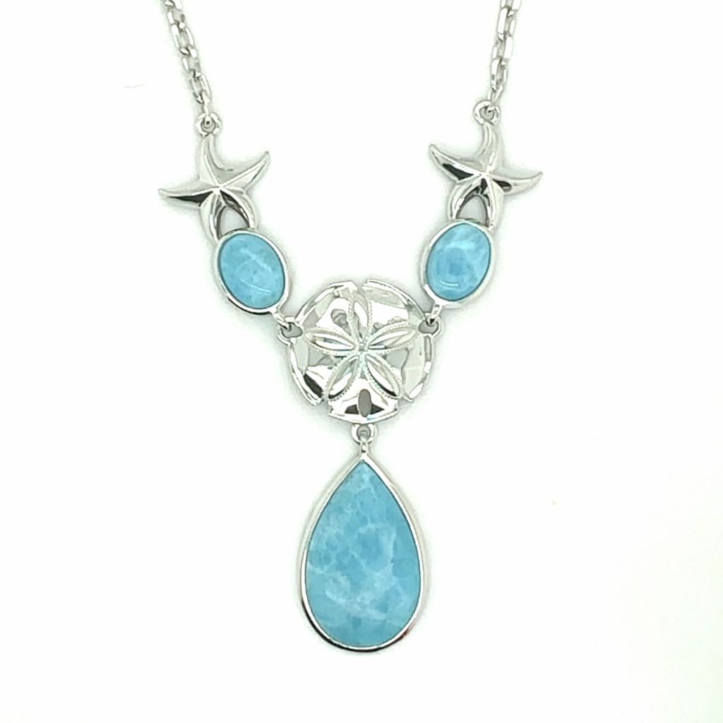 Larimar Tropical Necklace Larimar Tropical Necklace
