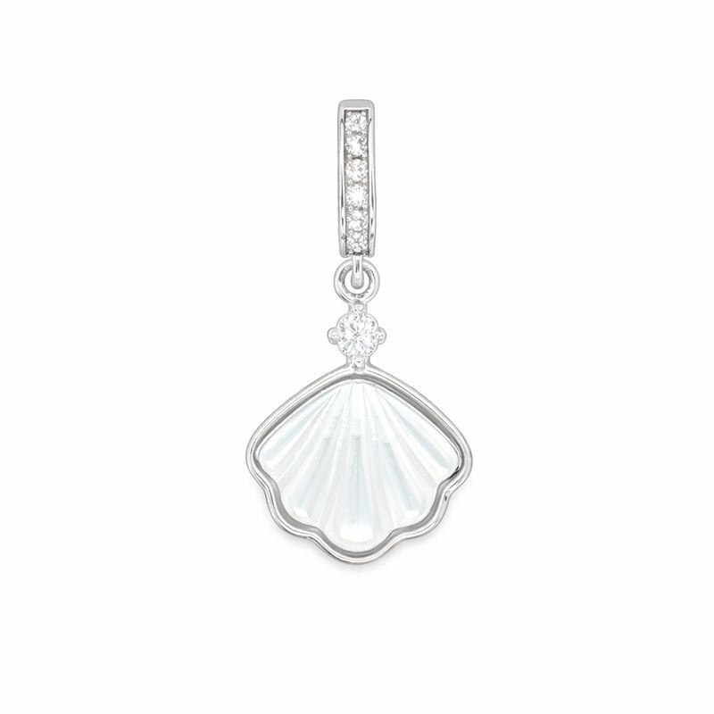 Mother Of Pearl Shell Pendant Charm