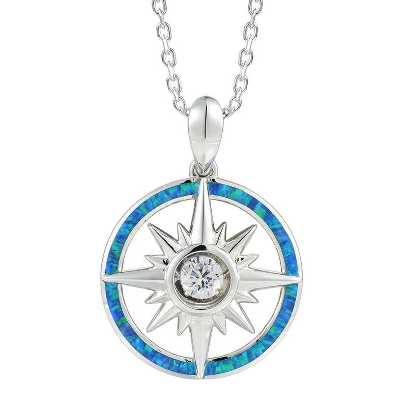 Compass Pendant Necklace