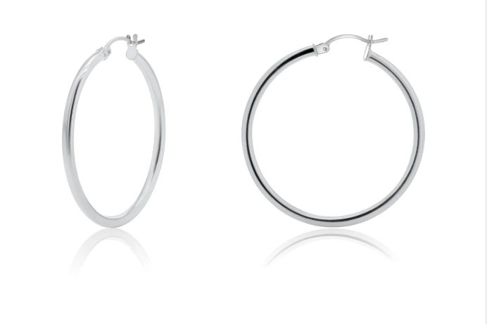 Sterling Silver Hoop Earrings