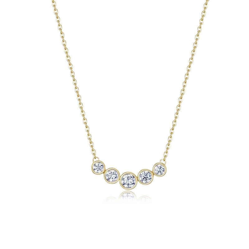 Olive Bezel Necklace