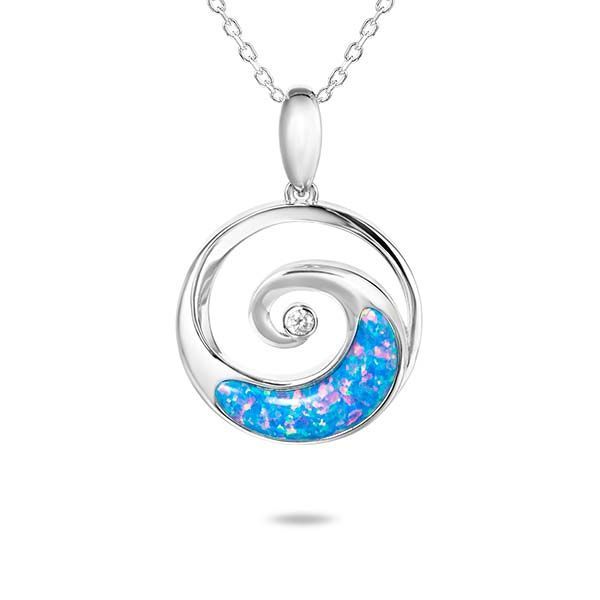 Opal Wave Necklace