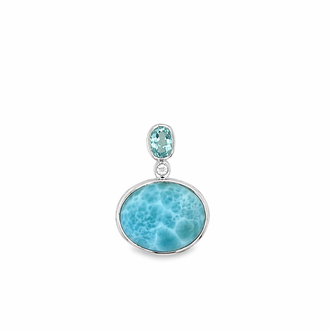 Larimar and Blue Topaz Necklace