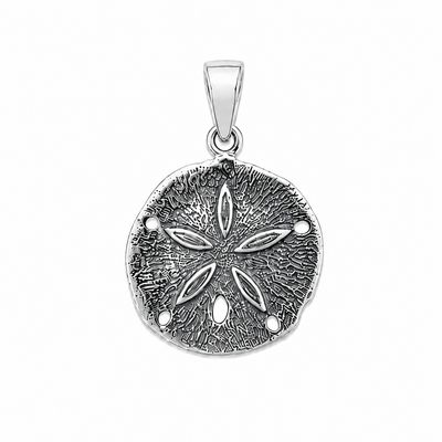 Sterling Silver Sand Dollar Pendant Sterling Silver Sand Dollar Pendant