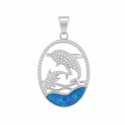 Opal Dolphin Pendant ***RETIRED DESIGN***