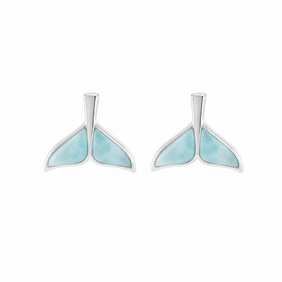 Larimar Tail Earrings