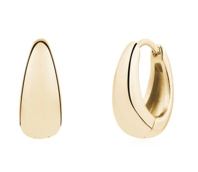 Teardrop Huggie Earrings Teardrop Huggie Earrings