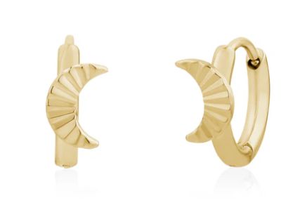 Moon Huggie Earrings Moon Huggie Earrings
