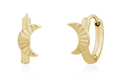 Moon Huggie Earrings Moon Huggie Earrings