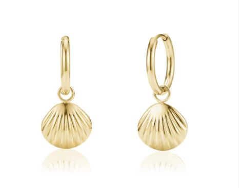 Hoop Shell Earrings Hoop Shell Earrings
