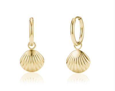Hoop Shell Earrings Hoop Shell Earrings